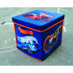Hot Wheels ZipBin 300 Car Storage Cube and Playmat