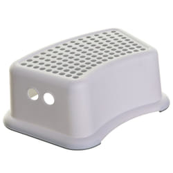 Step Stool, Grey Dots, One Size