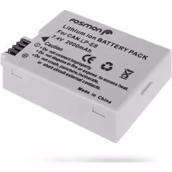 Fosmon LP-E8 High Capacity Lithium-Ion Rechargeable Replacement Battery Compatible with Canon EOS 700D / 550D / 600D / 650D, ...