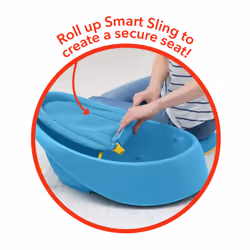 Skip Hop Moby Smart Sling 3-Stage Tub baby bath Plastic Blue - Additional view 6