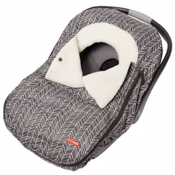 Skip Hop Winter Car Seat Cover Stroll & Go Grey Feather