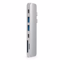 Satechi ST-CMBPS, USB 3.2 Gen 1 (3.1 Gen 1) Type-C, Silver, MicroSD (TransFlash), SD, HDMI, USB 3.2 Gen 1 (3.1 Gen 1) Type-A, ...