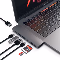 Satechi ST-CMBPM laptop dock/port replicator USB 3.2 Gen 1 (3.1 Gen 1) Type-C Grey - Additional view 4