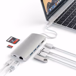 Satechi ST-TCMA2S laptop dock/port replicator USB 3.2 Gen 1 (3.1 Gen 1) Type-C Silver - Additional view 4