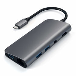 Satechi ST-TCMM8PAM laptop dock/port replicator USB 3.2 Gen 1 (3.1 Gen 1) Type-C Grey