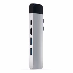 Satechi ST-TCPHES, USB 3.2 Gen 1 (3.1 Gen 1) Type-C, Silver, MicroSD (TransFlash), HDMI, RJ-45, USB 3.2 Gen 1 (3.1 Gen 1) Typ ...
