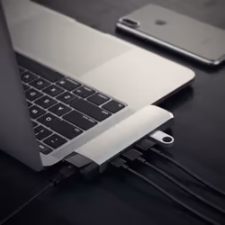 Satechi ST-TCPHES laptop dock/port replicator USB 3.2 Gen 1 (3.1 Gen 1) Type-C Silver - Additional view 7
