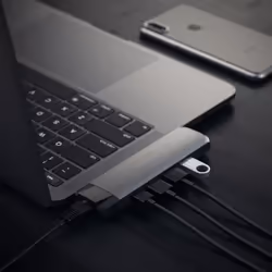Satechi ST-TCPHEM laptop dock/port replicator Thunderbolt 3 Grey - Additional view 6