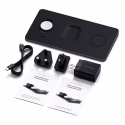 Satechi ST-X3TWCPM mobile device charger Headphones, Smartphone, Smartwatch Black AC Wireless charging Indoor - Additional view 6