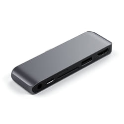Satechi ST-MPHSDM laptop dock/port replicator Wired USB 3.2 Gen 2 (3.1 Gen 2) Type-C Black