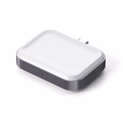 Satechi ST-UC2WCDM mobile device charger Headset, Smartwatch Silver, White USB Wireless charging Indoor