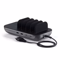 Satechi ST-WCS5PM-EU mobile device charger Headphones, Smartphone, Tablet Black, Grey AC Wireless charging Fast charging Indoor