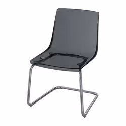 Ikea TOBIAS Chair, grey/chrome-plated