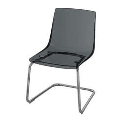 Ikea TOBIAS Chair, grey/chrome-plated