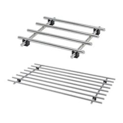 Ikea Stainless Steel Cooking Rack Trivet Pot Pan Stand Hot DishesTable Protector - 	 1xSmall Pot stand,18x18cm+1xLarge Pot Stand50x28cm