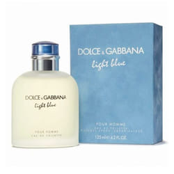 Dolce & Gabbana Eau de Toilettes Spray, Light Blue, 4.2 Fl Oz For Men