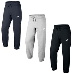Nike Mens Club Joggers Fleece Trousers Gym - Grey, Medium