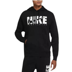Nike Mens Hoodie Black Sweat Pullover Sports - L