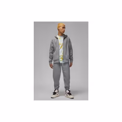 Nike Air Jordan Fleece Logo Tracksuit Set Grey - Large