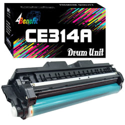 4Benefit Compatible HP 126A Imaging Drum Unit HP126A CE314A Drum x 1 for Used in HP Color Laser-Jet 100 MFP M175a M175nw M275 M275nw CP1025 - Set of 1