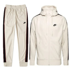 Nike Air Mens White Optic NSW Tracksuit Set - Medium