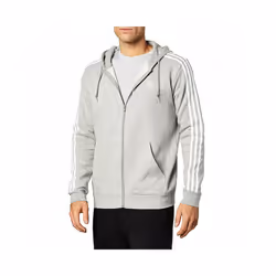Adidas Mens Stripe Jacket - Grey, Small