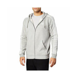 Adidas Mens Stripe Jacket - Grey, Small