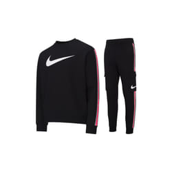Nike Mens Black Pink Repeat Tracksuit - Small