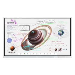 Samsung WM75B interactive whiteboard 190.5 cm (75") 3840 x 2160 pixels Touchscreen Grey USB / Bluetooth