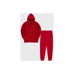 Nike Air Jordan Fleece Logo Tracksuit Set Red - Medium