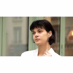 Pioneer SE-C3T(GR) In-Ear Headphones (Aluminium body, Control panel, Microphone, Silicone earplug, light-compact-convenient, Industrial Design, for iP