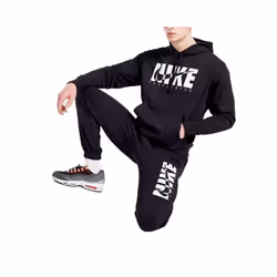 Nike Mens Black Club Sportswear Tracksuit - Medium