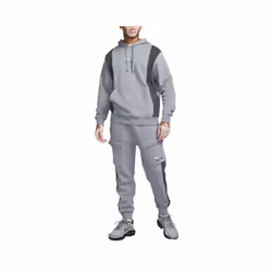 Nike AIr Swoosh Panel Grey Tracksuit - Large