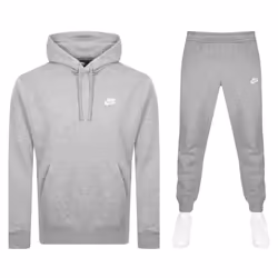 Nike Club Hooded Grey Tracksuit - XL