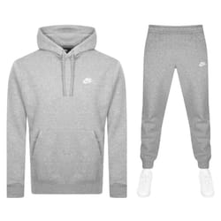 Nike Club Hooded Grey Tracksuit - XL