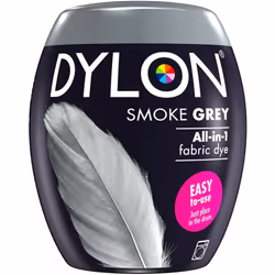 DYLON Washing Machine Fabric Dye Pod for Clothes & Soft Furnishings, 350g â Smoke Grey