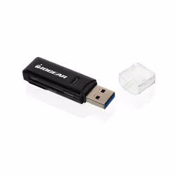 iogear GFR305SD, MicroSD (TransFlash), MicroSDHC, MicroSDXC, MMC, MMC Mobile, SD, SDHC, SDXC, 5000 Mbit/s, Plastic, Data, USB ...