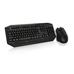 iogear Kaliber Gaming Combo keyboard Mouse included RF Wireless Black
