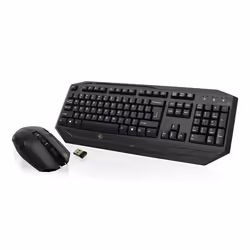 iogear Kaliber Gaming Combo keyboard Mouse included RF Wireless Black