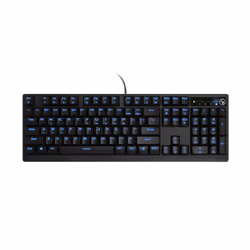 iogear Kaliber Mechlite, Full-size (100%), Wired, USB, QWERTY, Black