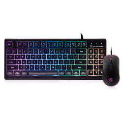iogear Korona Kore keyboard Mouse included Gaming USB Black