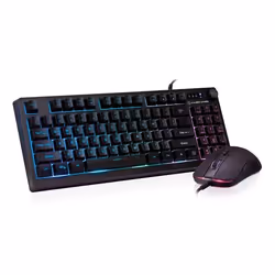 iogear GKM601 keyboard Mouse included Gaming USB QWERTY English Black