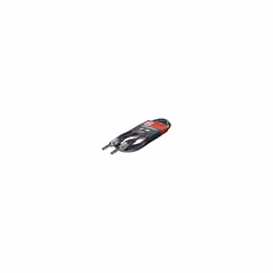 Deluxe Instrument Cable, 1/4" 6.35mm Jack To Jack, Heavy-Duty Connectors, 3 Metres / 10 Feet, Black