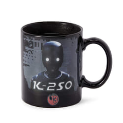 Official Star Wars Rogue One K-2SO 12-Ounce Mug - Ceramic Cup For Hot Coffee  Tea  Cocoa - Features Iconic Movie Character - Licensed Disney Item