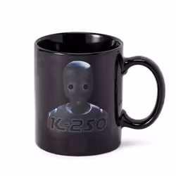 Official Star Wars Rogue One K-2SO 12-Ounce Mug - Ceramic Cup For Hot Coffee  Tea  Cocoa - Features Iconic Movie Character - Licensed Disney Item