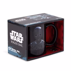 Official Star Wars Rogue One K-2SO 12-Ounce Mug - Ceramic Cup For Hot Coffee  Tea  Cocoa - Features Iconic Movie Character - Licensed Disney Item