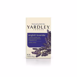 Yardley London Moisturizing Bar English Lavender with Essential Oils 4.25 oz (Pack of 3)
