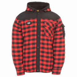 Caterpillar Sequoia Men's Red Fleece Jacket - Red, M
