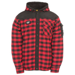 Caterpillar Sequoia Men's Red Fleece Jacket - Red, XL
