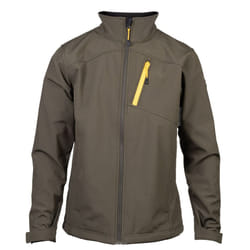Caterpillar Essentials Shell Men's Moss Softshell Jacket - Not Specified, S